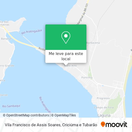 Vila Francisco de Assis Soares mapa