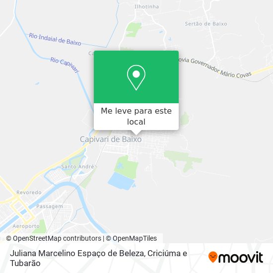 Juliana Marcelino Espaço de Beleza mapa