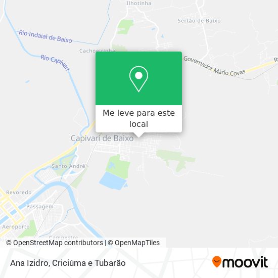 Ana Izidro mapa