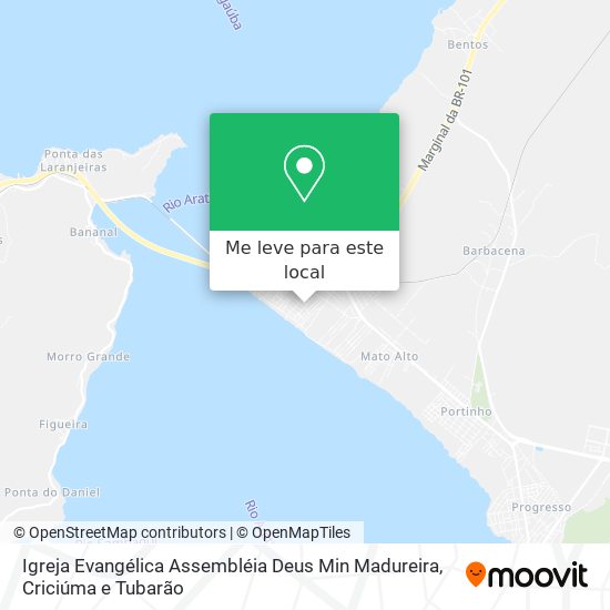 Igreja Evangélica Assembléia Deus Min Madureira mapa