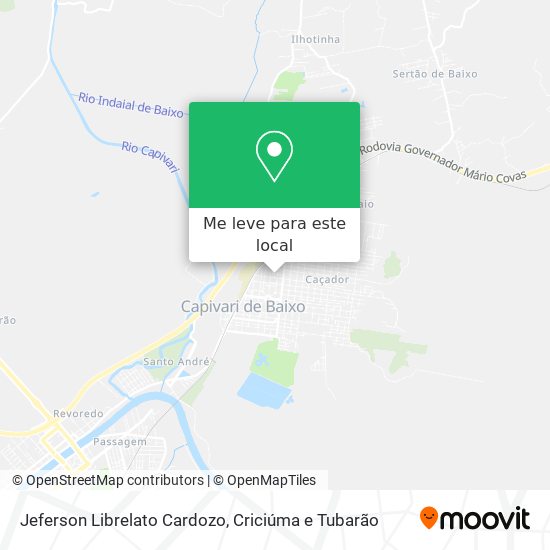 Jeferson Librelato Cardozo mapa