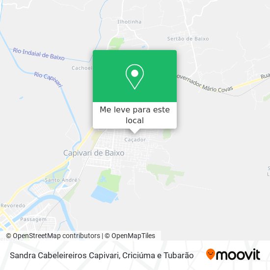 Sandra Cabeleireiros Capivari mapa