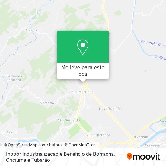 Inbbor Industrializacao e Beneficio de Borracha mapa