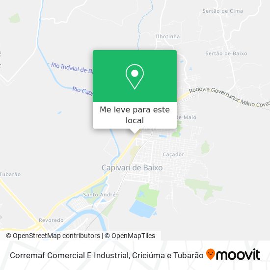 Corremaf Comercial E Industrial mapa