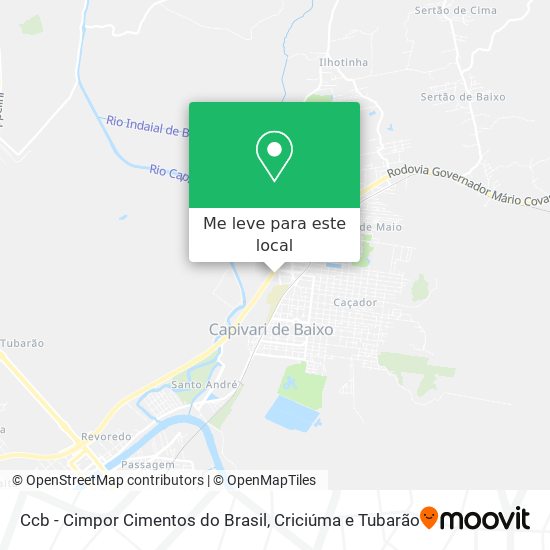 Ccb - Cimpor Cimentos do Brasil mapa