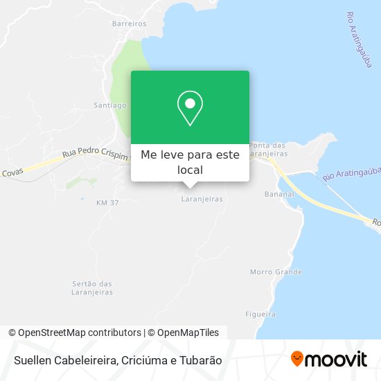 Suellen Cabeleireira mapa
