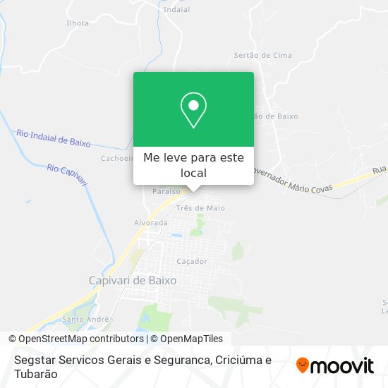 Segstar Servicos Gerais e Seguranca mapa