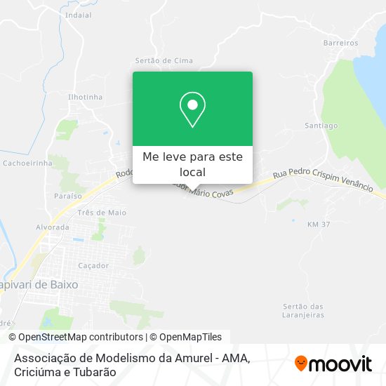 Associação de Modelismo da Amurel - AMA mapa