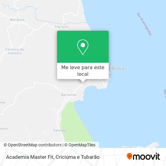 Academia Master Fit mapa