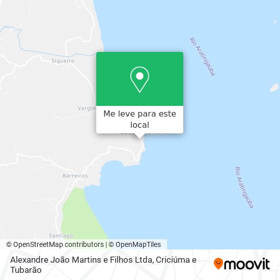 Alexandre João Martins e Filhos Ltda mapa