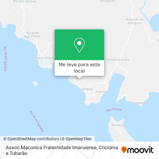 Assoc Maconica Fraternidade Imaruiense mapa