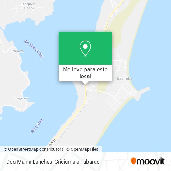 Dog Mania Lanches mapa
