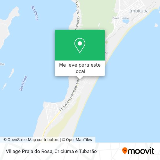 Village Praia do Rosa mapa