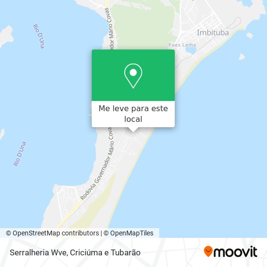 Serralheria Wve mapa