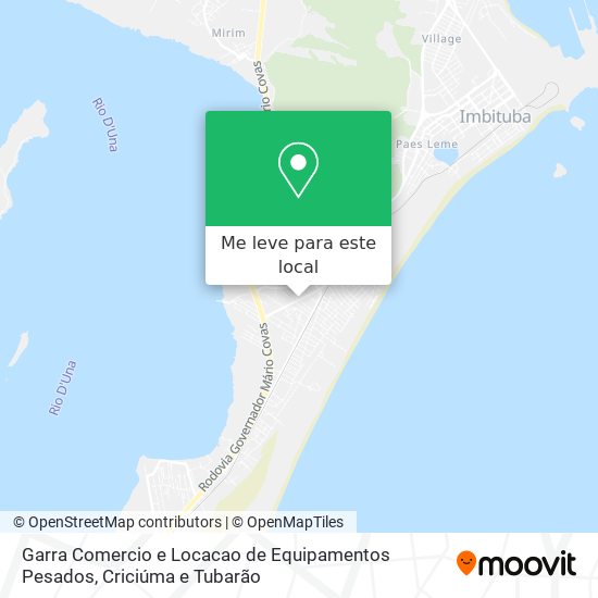 Garra Comercio e Locacao de Equipamentos Pesados mapa