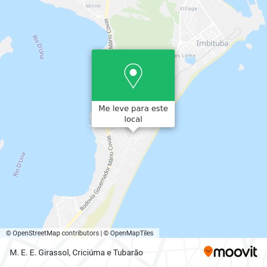 M. E. E. Girassol mapa