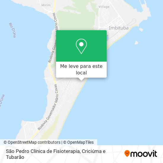 São Pedro Clínica de Fisioterapia mapa