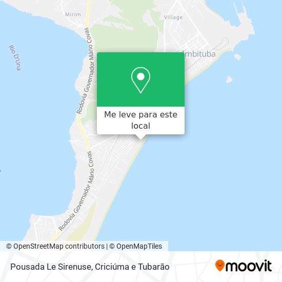 Pousada Le Sirenuse mapa