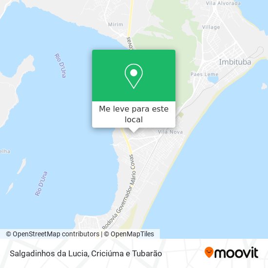 Salgadinhos da Lucia mapa