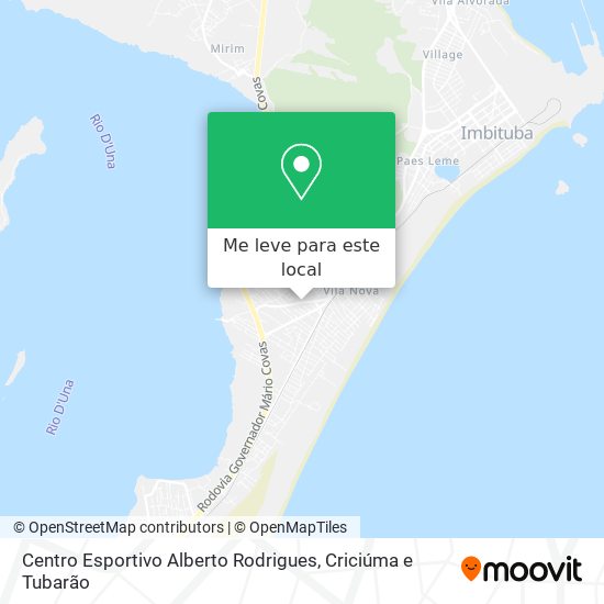 Centro Esportivo Alberto Rodrigues mapa
