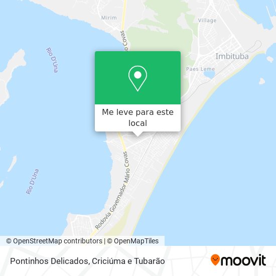 Pontinhos Delicados mapa