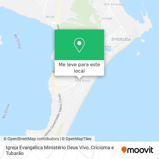 Igreja Evangélica Ministério Deus Vivo mapa