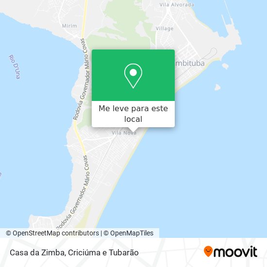 Casa da Zimba mapa