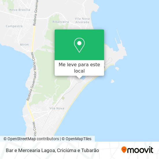 Bar e Mercearia Lagoa mapa