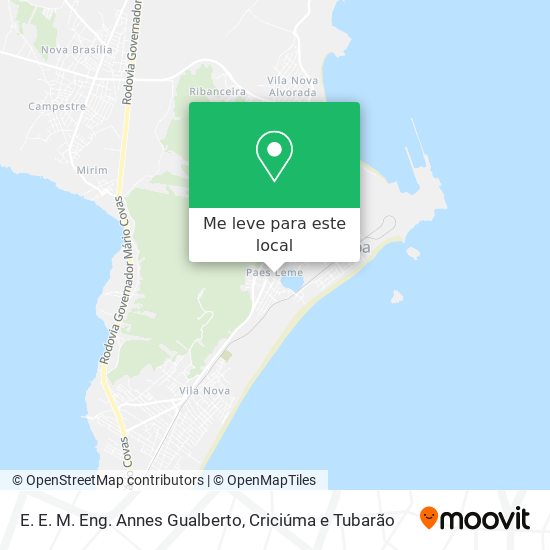 E. E. M. Eng. Annes Gualberto mapa