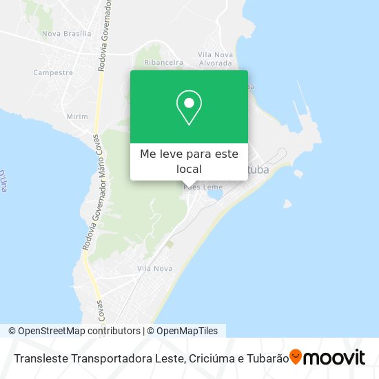 Transleste Transportadora Leste mapa