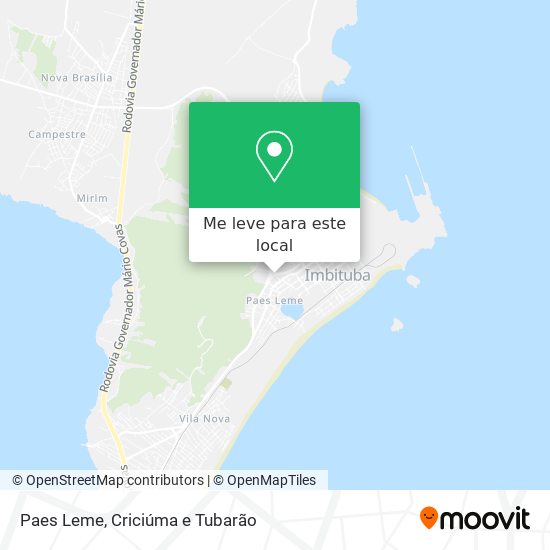Paes Leme mapa
