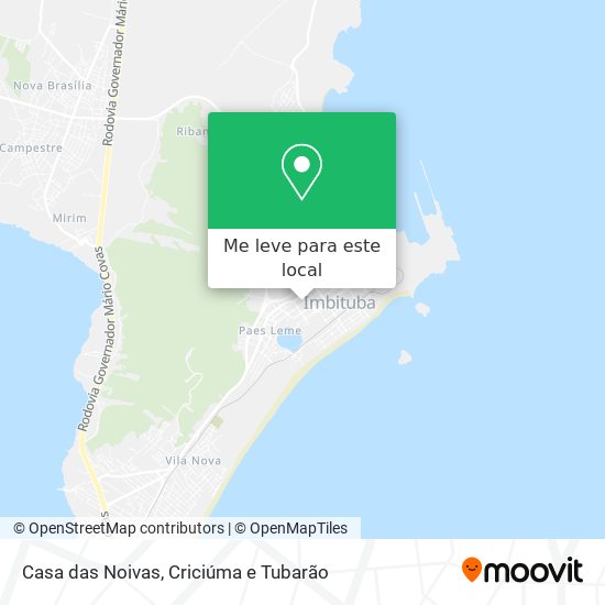 Casa das Noivas mapa