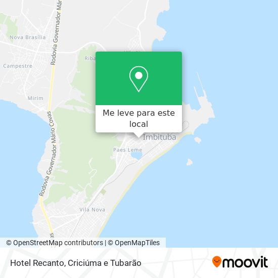 Hotel Recanto mapa
