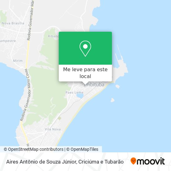 Aires Antônio de Souza Júnior mapa