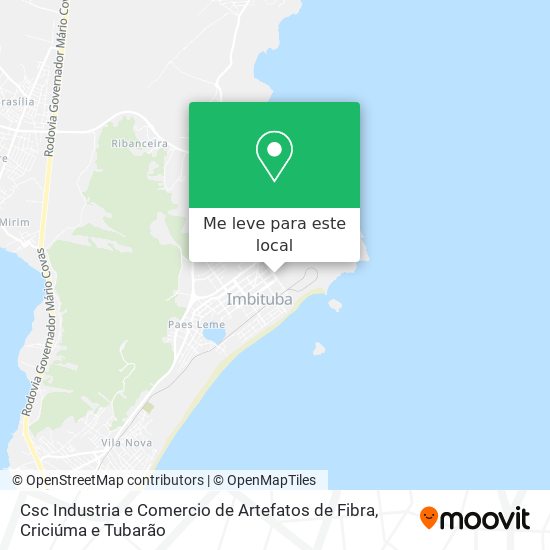 Csc Industria e Comercio de Artefatos de Fibra mapa