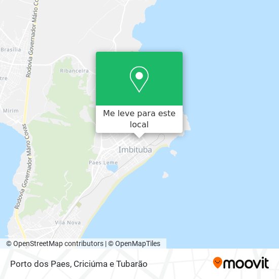 Porto dos Paes mapa