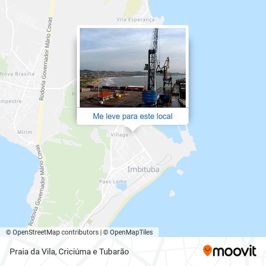 Praia da Vila mapa