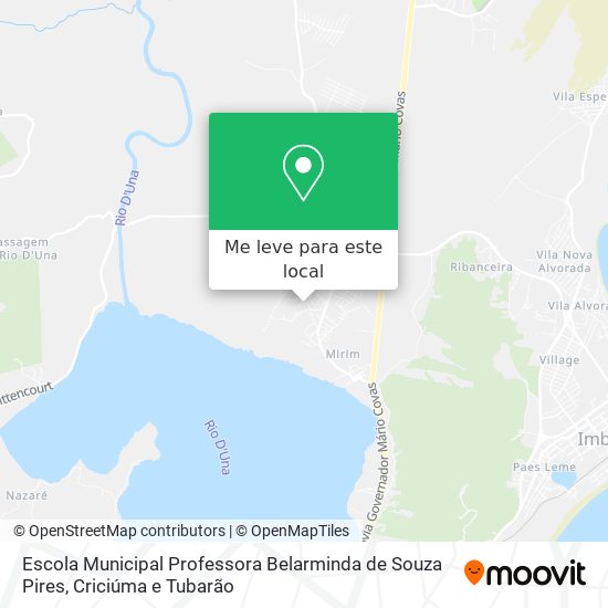 Escola Municipal Professora Belarminda de Souza Pires mapa