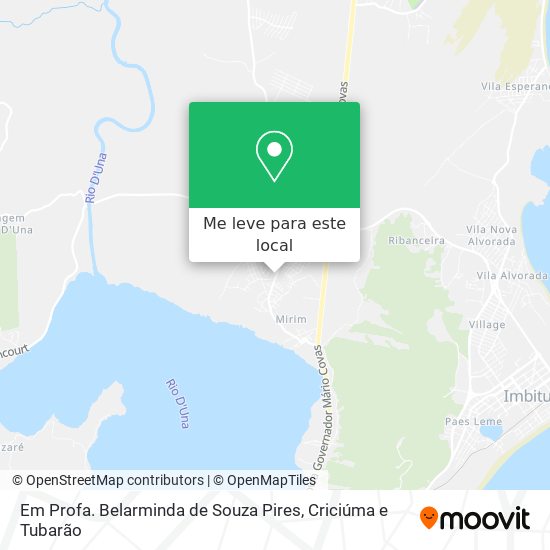 Em Profa. Belarminda de Souza Pires mapa