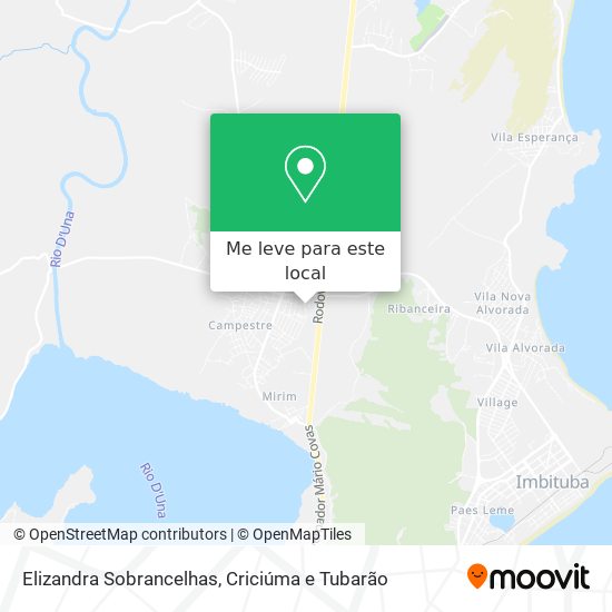 Elizandra Sobrancelhas mapa