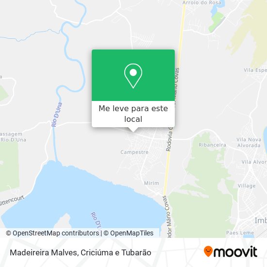 Madeireira Malves mapa