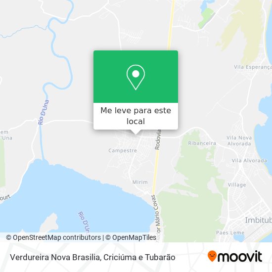 Verdureira Nova Brasilia mapa