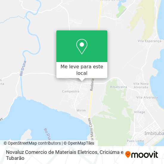 Novaluz Comercio de Materiais Eletricos mapa