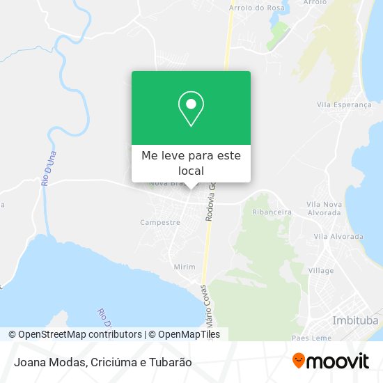 Joana Modas mapa