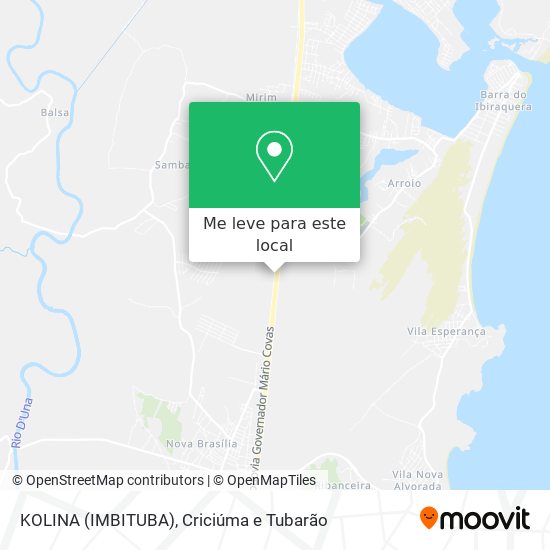 KOLINA (IMBITUBA) mapa