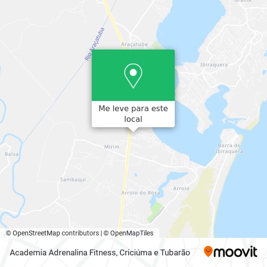 Academia Adrenalina Fitness mapa