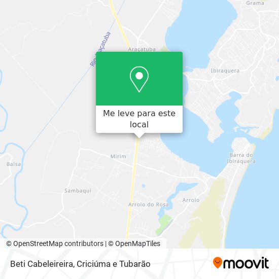 Beti Cabeleireira mapa