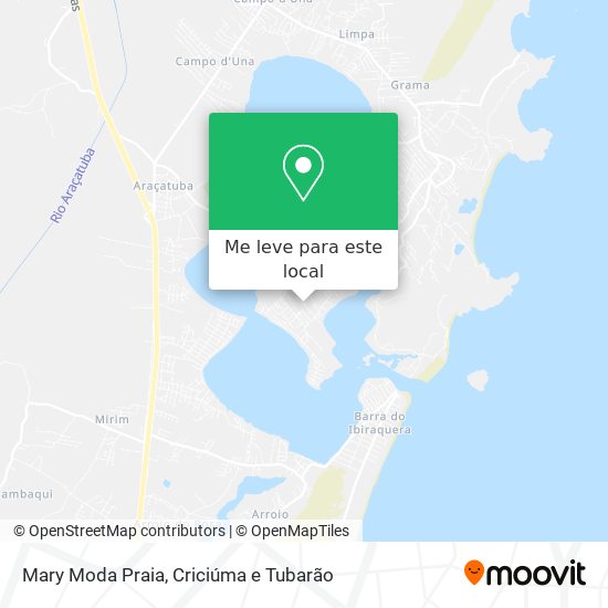 Mary Moda Praia mapa