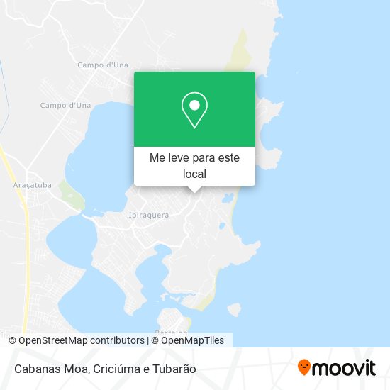 Cabanas Moa mapa
