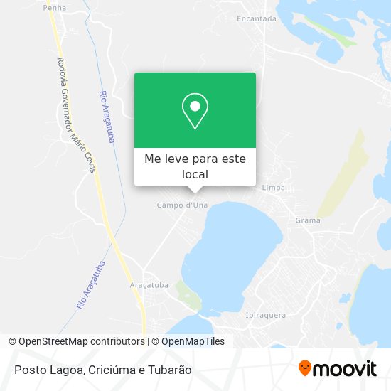 Posto Lagoa mapa